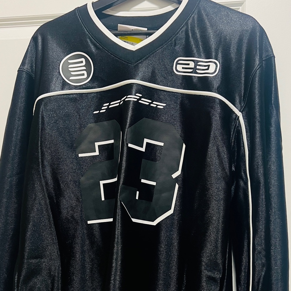 Black and White Sports Jersey